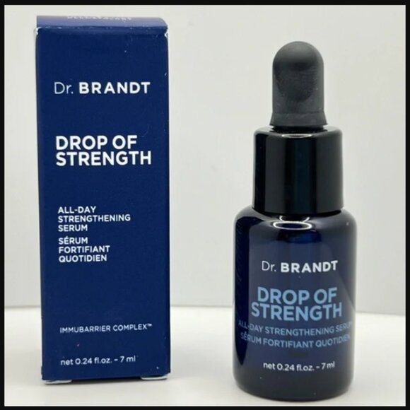❣️2/$36 NIB Dr. Brandt Drop of Strength All Day Strengthening Serum Travel - Picture 1 of 4